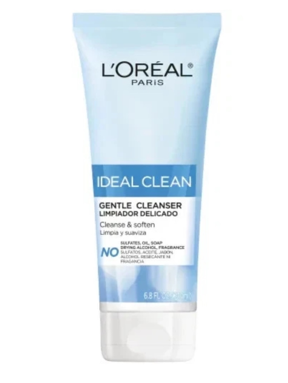 L’Oréal Paris Ideal Clean Gentle Cleanser Fragrance Free 6.8 oz New
